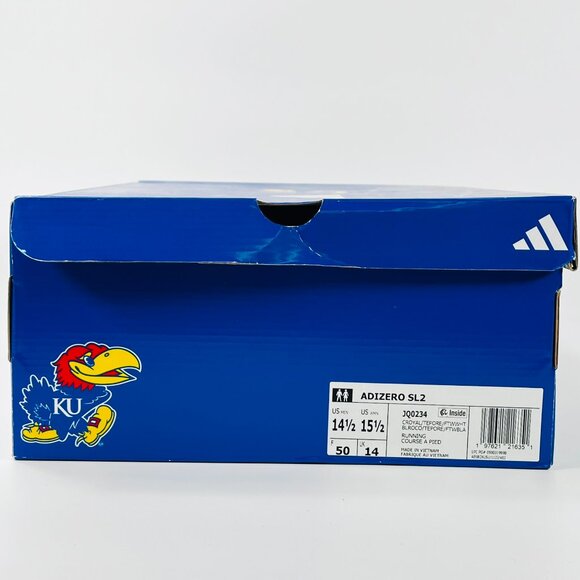 Adidas Adizero SL2 \'Collegiate Pack - Kansas\' JQ0234 size 14.5 main image 7